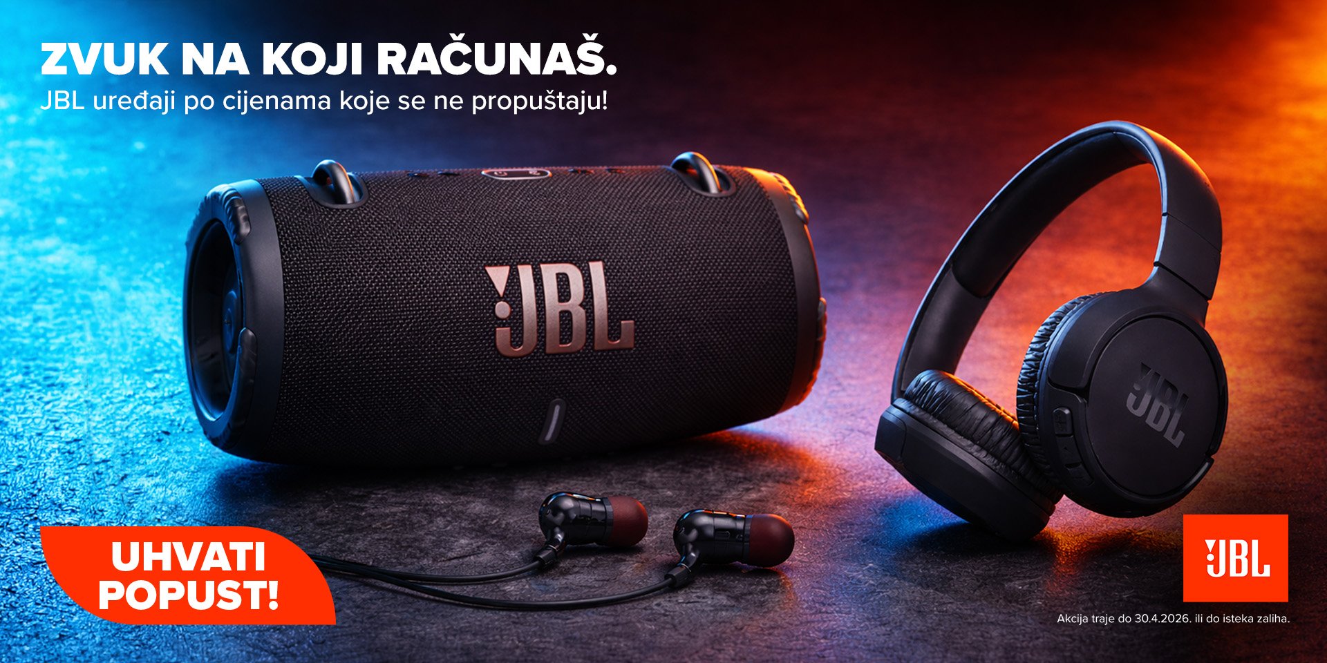 JBL audio oprema na akciji 